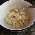 White_Bear's cooksnap of when they made ゆで卵とマヨ塩昆布和え.