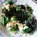 ＊キーツニャン＊'s cooksnap of when they made 簡単☆モロヘイヤと豆腐のわさび和え.