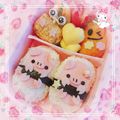 さまるん's cooksnap of when they made 俵deぶたちゃん巻おにぎり＊キャラ弁.