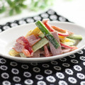まろんかふぇ's cooksnap of when they made きゅうりと卵焼きのサラダ.