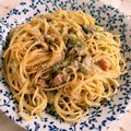 かにゃたろう's cooksnap of when they made 濃厚でヘルシー♡豆乳アボカド冷製パスタ.