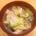 さいなる's cooksnap of when they made キャベツとしめじとベーコンのスープ.