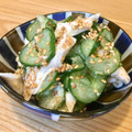 kyoporon54's cooksnap of when they made ささみときゅうりの梅ごま和え.