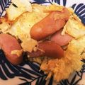 まん！'s cooksnap of when they made エリンギ・えのき・ウインナーのオムレツ.