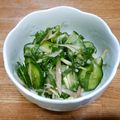 クックZTZ10H☆'s cooksnap of when they made ♡きゅうりとミョウガの大葉和え♡.