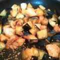 えりー：）'s cooksnap of when they made お家ランチ★ナス鶏つけてみそ丼.