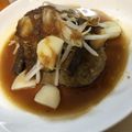 afsuuu's cooksnap of when they made ガスト風なの？超簡単ハンバーグソース醤油.