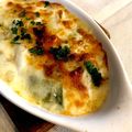 ちょこふみ's cooksnap of when they made ❀鮭と長ネギのクリームグラタン❀.