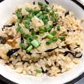 プリン後輩's cooksnap of when they made 白だし【サーモンとひじきの炊き込みご飯】.