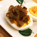 ゆうみっこ's cooksnap of when they made 美味しいよ♫ゆで卵＋刻みザーサイ.