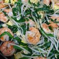 ☆あまぐりんだ☆'s cooksnap of when they made 海老のにら玉もやし炒め.