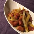 栗丸うさぎ's cooksnap of when they made お弁当に♪カレー味のソーセージ♪.