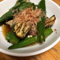 ポリシーチョコ's cooksnap of when they made グリルで簡単☆なすびとオクラの焼き浸し.