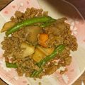 acco13's cooksnap of when they made 蓮根と蒟蒻のピリ辛コチュジャン煮.