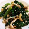 クックW6ULM4☆'s cooksnap of when they made 春菊としめじのおひたし.