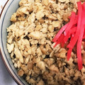 ポピー５'s cooksnap of when they made 油揚げでかさまし鶏そぼろ！.