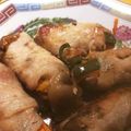 HuéHuém's cooksnap of when they made ☆エリンギとピーマンの肉巻き☆.