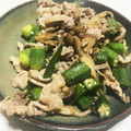 wakoのママ☆'s cooksnap of when they made オクラとしめじと牛肉オイスターソース炒め.