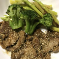 クックとむとむ's cooksnap of when they made ごま香る生姜焼き☆.