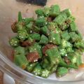 向日葵くっく's cooksnap of when they made オクラの梅和え.