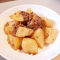 みんてあ's cooksnap of when they made ♡じゃがいもと豚ひき肉のピリ辛炒め♡.