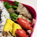 ゆけり３兄弟's cooksnap of when they made お弁当のおかずにピーマンの肉巻き.