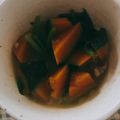 クックTHM5YF☆'s cooksnap of when they made かぼちゃと小松菜味噌汁♪.