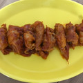 nuy's cooksnap of when they made 母の味♡もやしの豚肉ロールケチャップ煮.