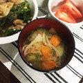 ププぞう's cooksnap of when they made 切り干し大根の戻し汁でほっこりお味噌汁.