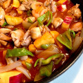 トイベーlove's cooksnap of when they made さつま芋と鶏肉で酢鶏風♪おいしい甘酢炒め.