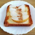 creeeampan's cooksnap of when they made シャキッと梨トースト♪.