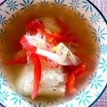 jonu's cooksnap of when they made 残ったカオマンガイライスで♪スープ茶漬け.
