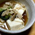 micchily's cooksnap of when they made 簡単♪絹ごし豆腐と小松菜 きのこの和風煮.