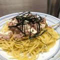 はりねづみ's cooksnap of when they made シーチキンとクリームチーズの和風パスタ.