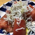 リラシャン's cooksnap of when they made サラダ大好き！　トマトのしらす和え☆.
