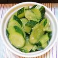 ももん８'s cooksnap of when they made ほんだしで簡単！きゅうりの浅漬け（ごま）.