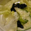 あっきぃほのほの's cooksnap of when they made レタスと海苔のサラダ.