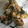 クック05N5RD☆'s cooksnap of when they made 鶏モモの梅しそ和え.