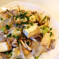 Emiheyhey's cooksnap of when they made 豚と厚揚げと野菜の炒め物.