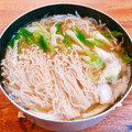 ゆにこーん☆'s cooksnap of when they made 厚揚げとキャベツの楽なべ.