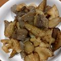 まーちゃんママ８６'s cooksnap of when they made ゴマ風味 新牛蒡と牛角切りの柔らか佃煮.