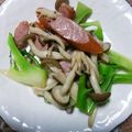 ymd88's cooksnap of when they made ブロッコリーの茎のガーリックマヨ炒め.