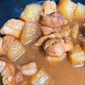 はっちゃん22's cooksnap of when they made 鶏肉と大根の煮物.