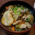 わーまめ's cooksnap of when they made すいとん入り☆田舎風とり汁.