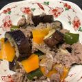 いちごクッキープリン's cooksnap of when they made チーズ入り茄子とひき肉大葉炒め.