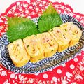 うさうさぴよまる's cooksnap of when they made ポタージュの素でハムの卵焼き.