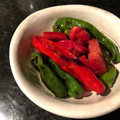 栗丸うさぎ's cooksnap of when they made 簡単一品☆トマトししとうの生姜酢醤油和え.