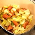 minami1977's cooksnap of when they made キャベツとウインナーのコンソメワイン蒸し.