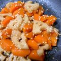 ちゃー's cooksnap of when they made レンコンと人参のきんぴら♪.