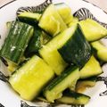 ellie21's cooksnap of when they made キュウリと昆布茶の簡単浅漬け。.